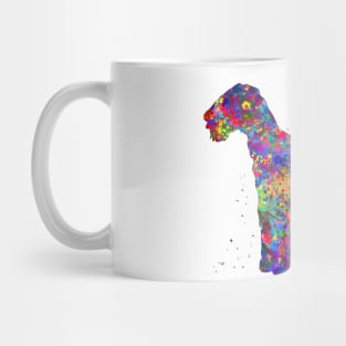 Airedale Terrier dog watercolor Mug